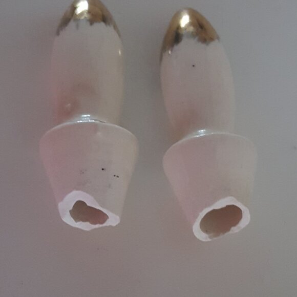 Vintage 3-Piece Porcelain Vanity Set 1950's **AS IS** - Picture 14 of 16